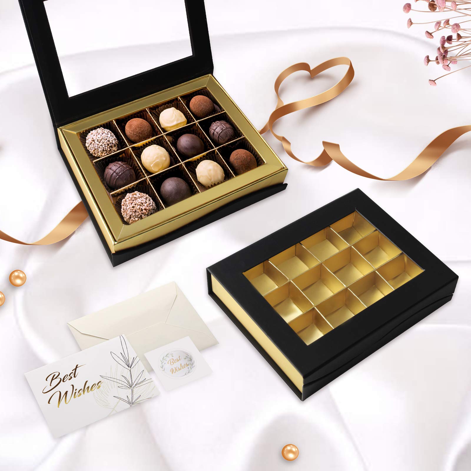 Amazon.com: Chocolate Box Packaging, Empty Chocolate Boxes with